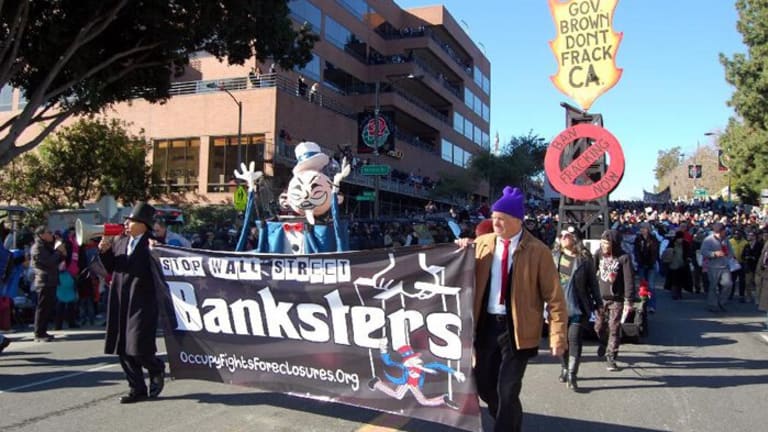 People’s Parade Follows Pasadena’s Tournament of Roses Parade