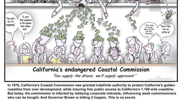 California Coastal Commission Endangered by Lobbyist Influence Peddling