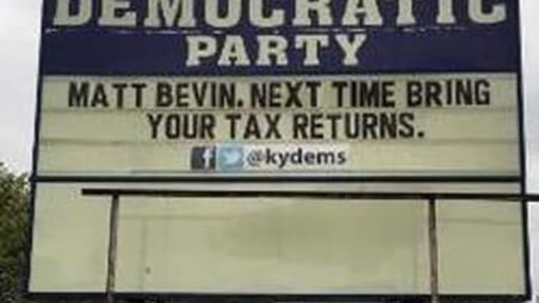 Kentucky Democrats Sponsor Contest to Re-slogan Sign That Drives Matt Bevin Bonkers