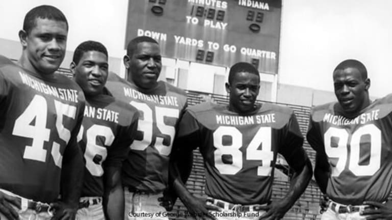 College Football in Black and White
