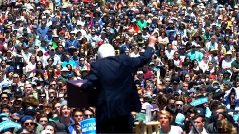 Californians Really Feel the Bern