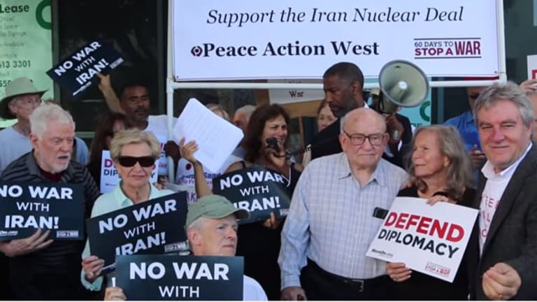 Peace Activists Press Ted Lieu on Iran Deal