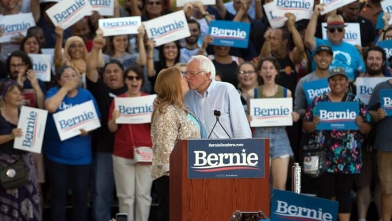 Bernie Stands Against Wall Street, Supports Public Banking in California