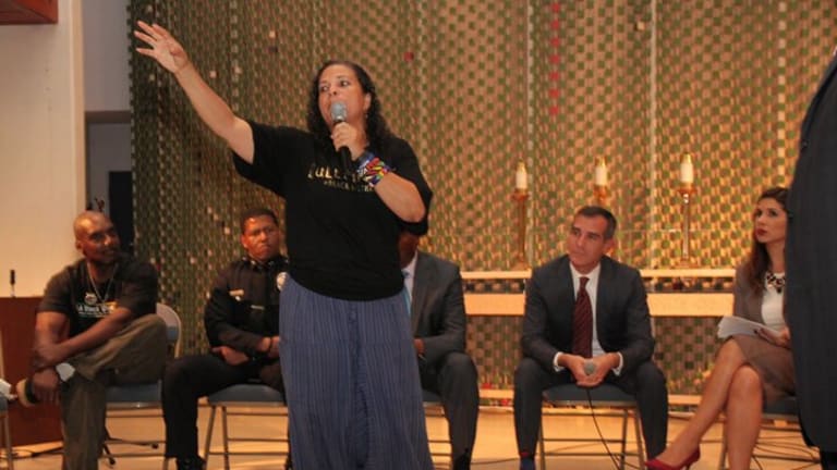 Black Lives Matter Vents Rage at Mayor Eric Garcetti