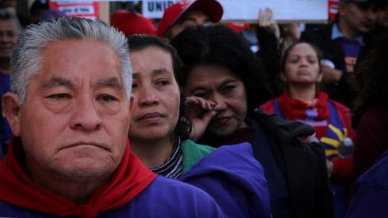 L.A. Immigration Protesters Promise Resistance to Trump Presidency