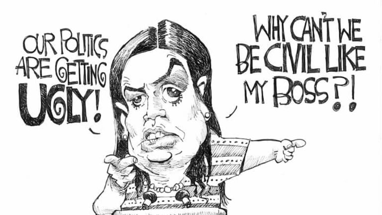 Get a Grip! Serve Sarah Huckabee Sanders