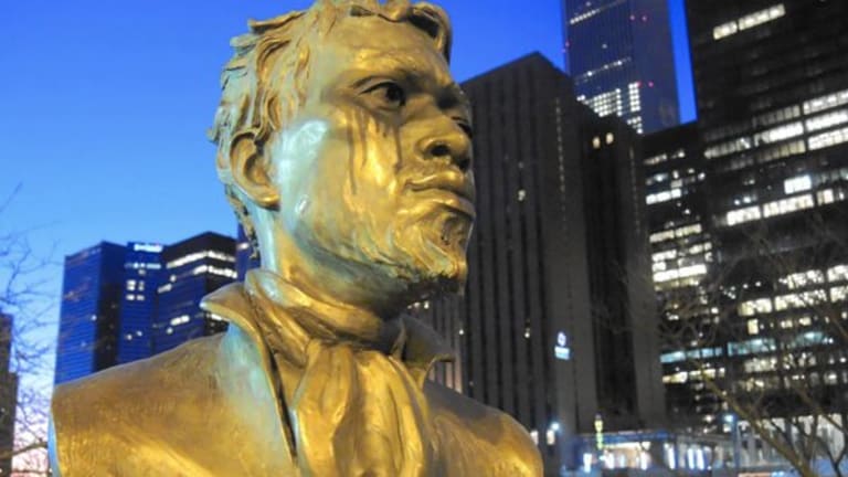Statute of Chicago's Black Founder Defaced on MLK Day Weekend