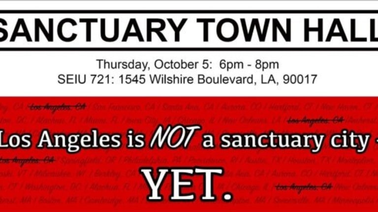 Sanctuary Town Hall: Thursday, October 5th