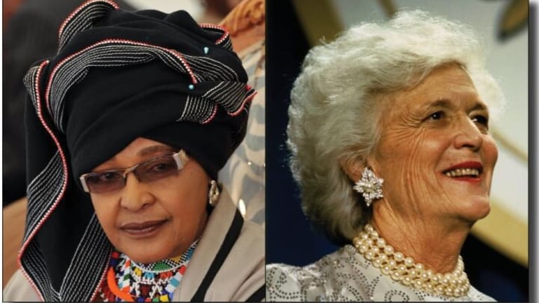 Winnie Mandela and Barbara Bush: Two Aspects of Womanhood