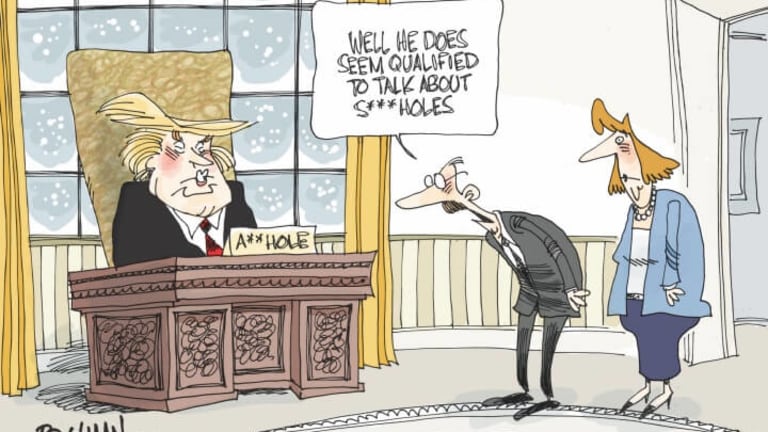 Dear Mr. President: US Register of International Shitholery