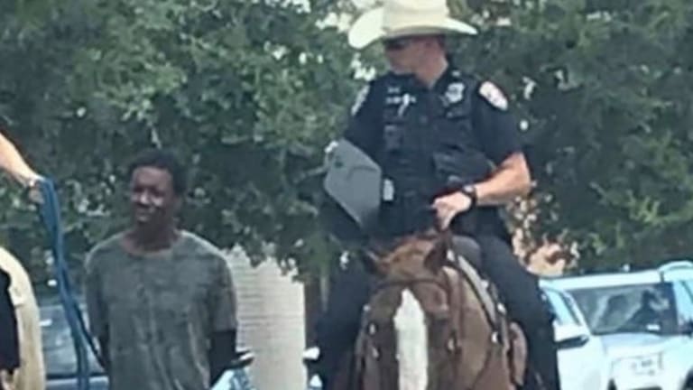 Galveston Police Put Black Man on a Leash