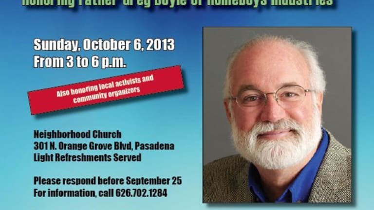 ACLU-SC Pasadena / Foothills Garden Party Honors Father Greg Boyle -- October 6th