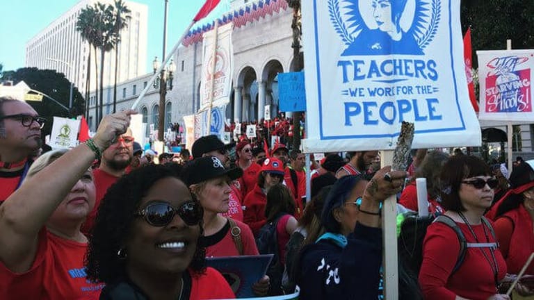 LA Teachers Poised to Pick Up the Strike Baton