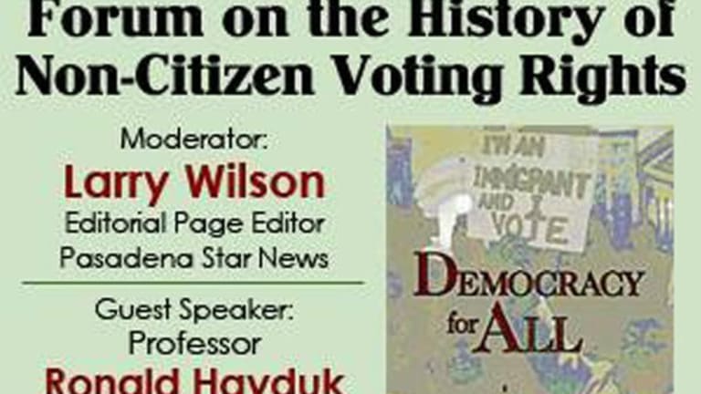 Pasadena Forum on Noncitizen Voting Rights