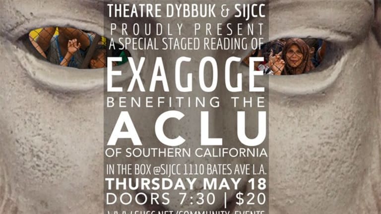 Theatre Dybbuk & SIJCC Present Exagoge: An ACLU Benefit Reading -- May 18
