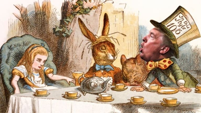 Down the Rabbit Hole With Donald Trump