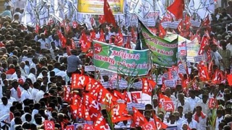 Indian Farmers on the March