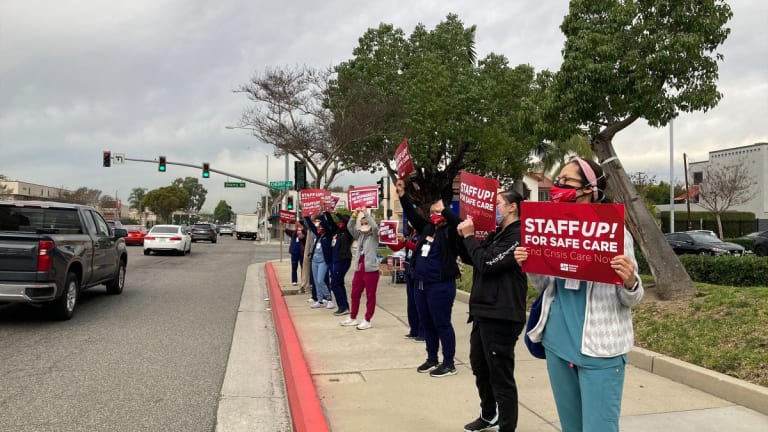 Healthcare Workers Rally to Demand Better Conditions