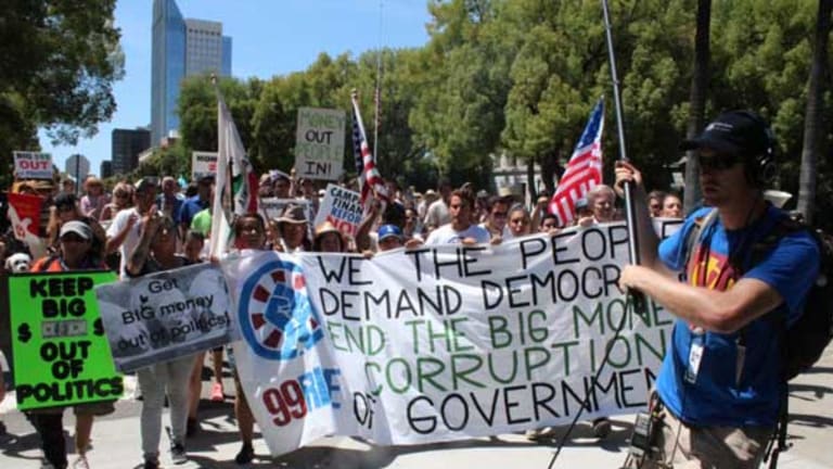California Activists Protesting Money in Politics Declare Victory