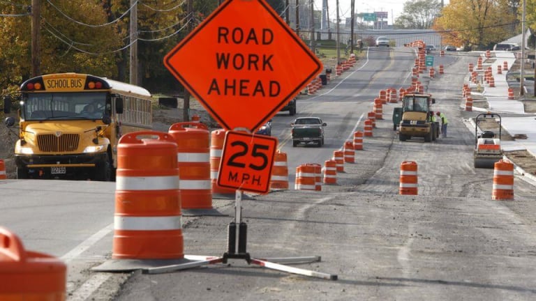 How Does Road Work Influence Driving Conditions?