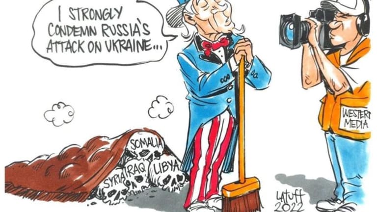 Does Ukraine Expose White Supremacist Foreign Policy?
