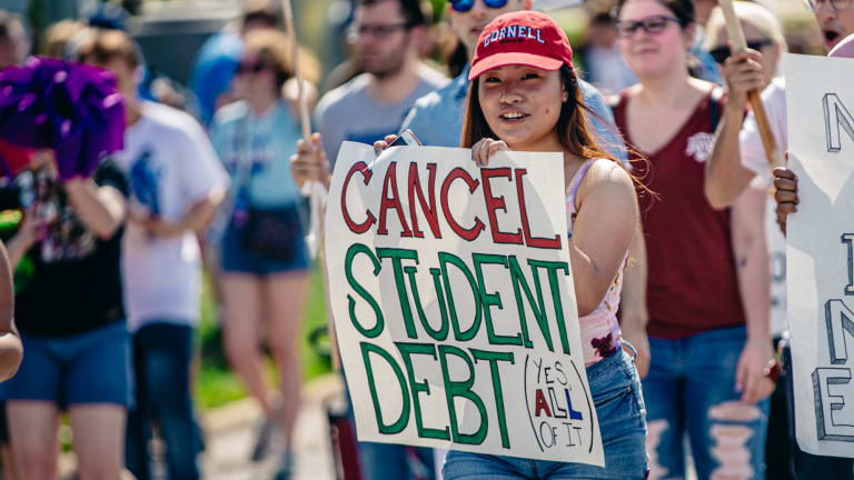 Pressure Building on Biden to Cancel Student Loan Debt