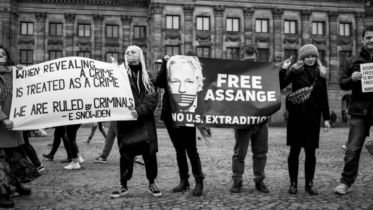 New York Times Joins the Fight to Free Assange: “Publishing Is Not a Crime”