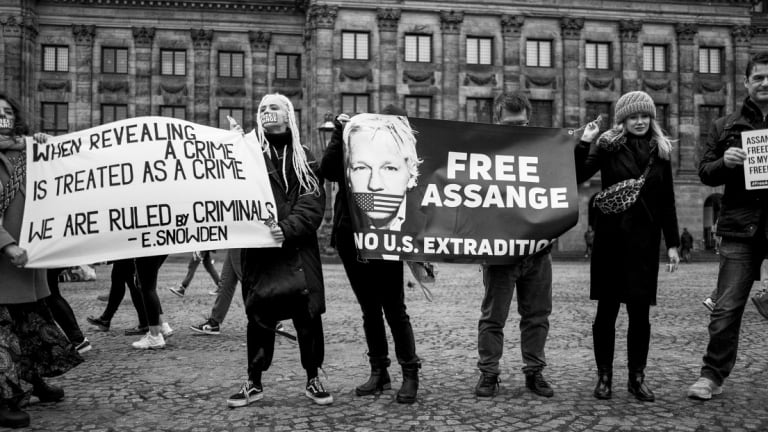 New York Times Joins the Fight to Free Assange: “Publishing Is Not a Crime”