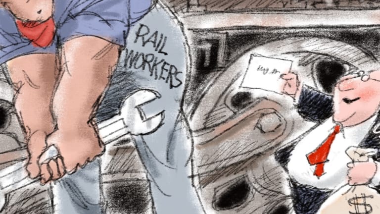 Workers Alarmed About Rail Strike Intervention