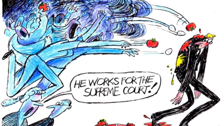 Polls: After Hearings, Swing Voters and Supreme Court on Collision Course
