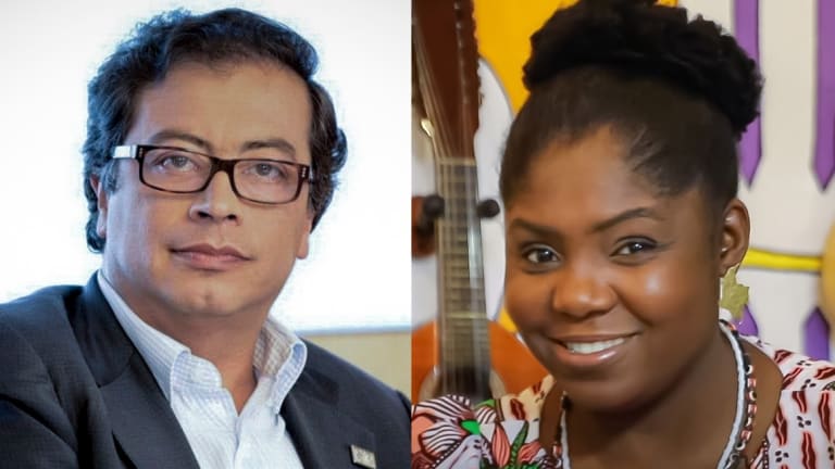 Gustavo Petro and Francia Márquez