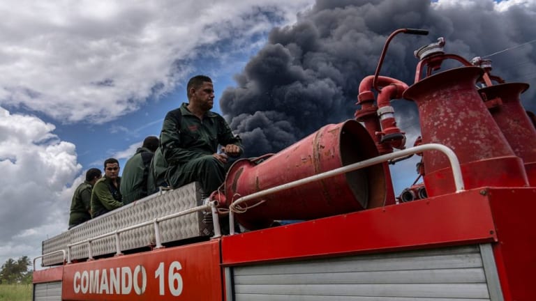 With Cuba Dealing with Blazing Fire, U.S. Watches and Waits