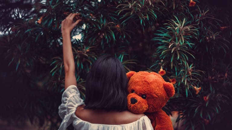 The Stained-Glass Teddy Bear