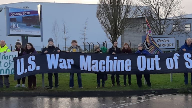 The Roar of a U.S. Warplane Over a Civilian Irish Airport