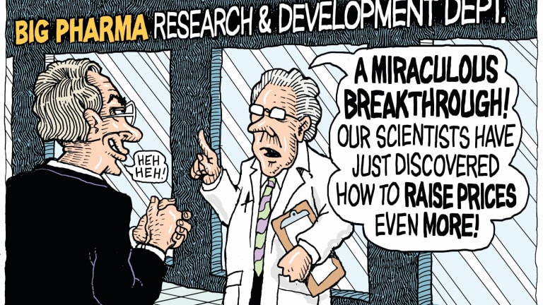 Big Pharma Price Gouges to Profit for Top 1%