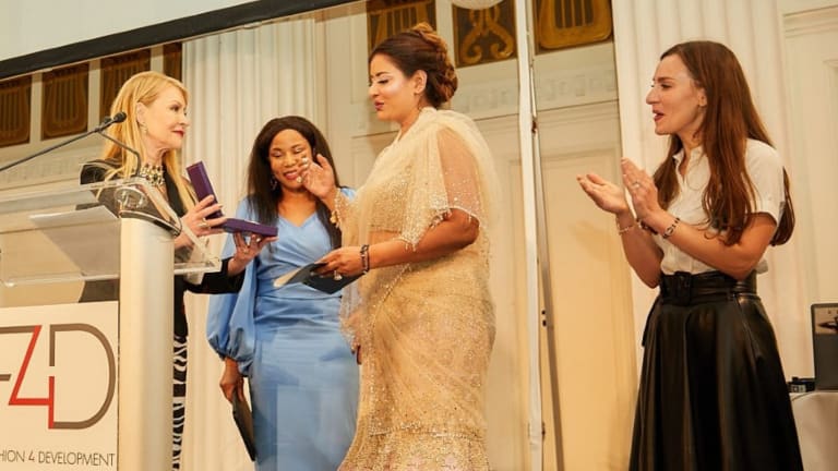 Indian Philanthropist Sudha Reddy Makes India Proud at Fashion 4 Development