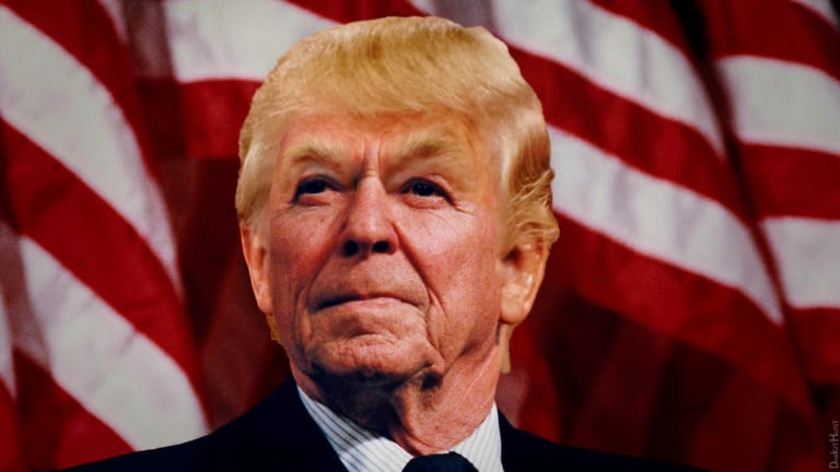 Are Trump's Antics Talking the Heat Off the Gipper?