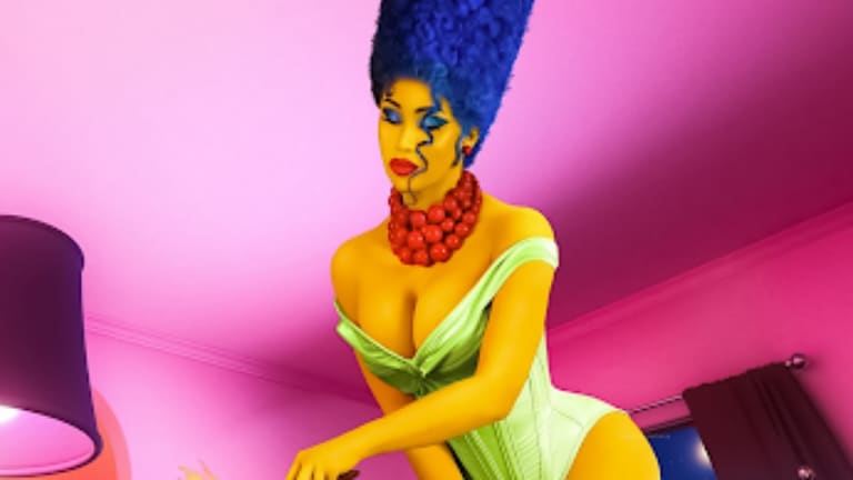 Cardi B's Marge Simpson Cosplay, Leaves Some Green With Envy