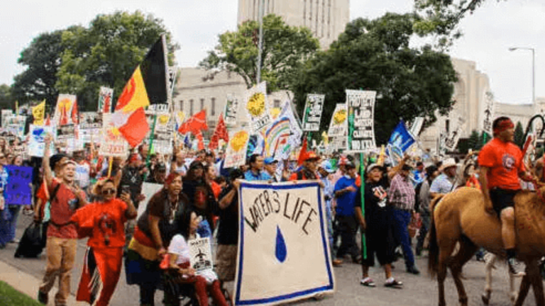 Native People and Allies Pledge to Stop Keystone XL