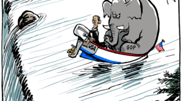 Harry Reid Blasts Banana Republican Shutdown; House GOP Centrists Begin to Revolt