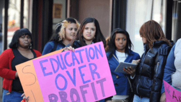 High School Students Protesting Corporate Education Reform