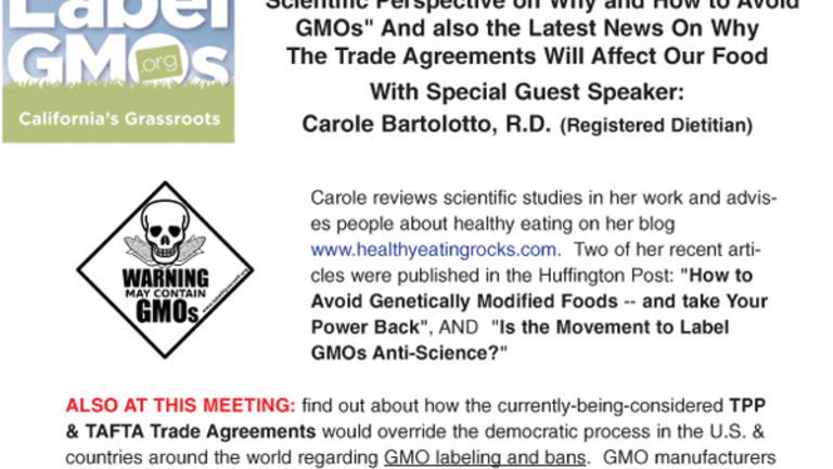 Why and How to Avoid GMOs -- July 30