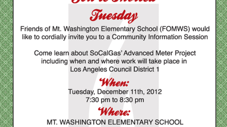 Mt. Washington School Information Session: December 11