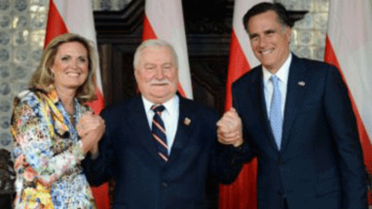 Romney Likes Unions — in Poland