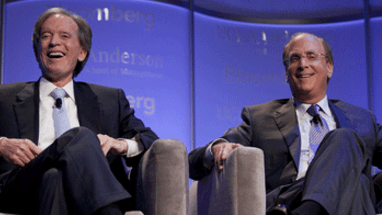 Activists Confront Financial Titans Larry Fink and William Gross