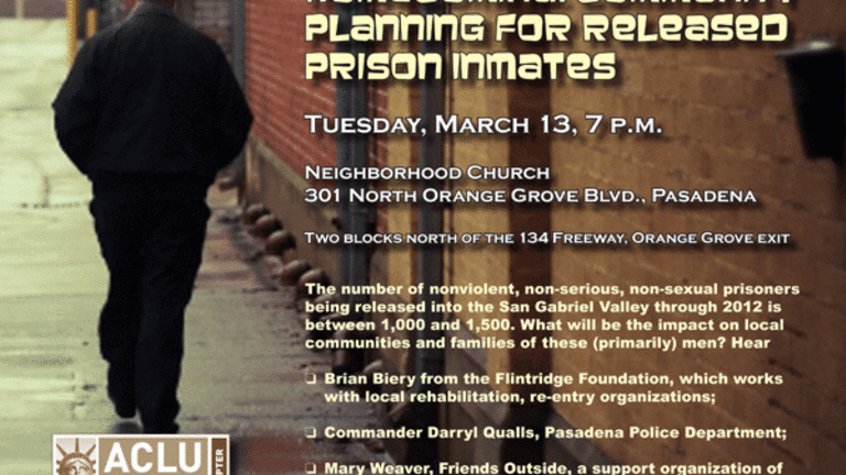 ACLU Forum: Homecoming: Community Planning For Released Prison Inmates