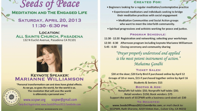 Seeds of Peace: April 20