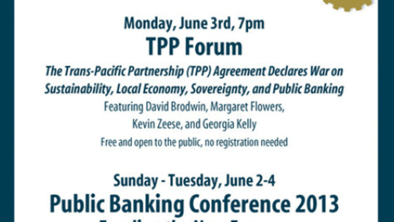 Public Banking 2013 -- June 2-4