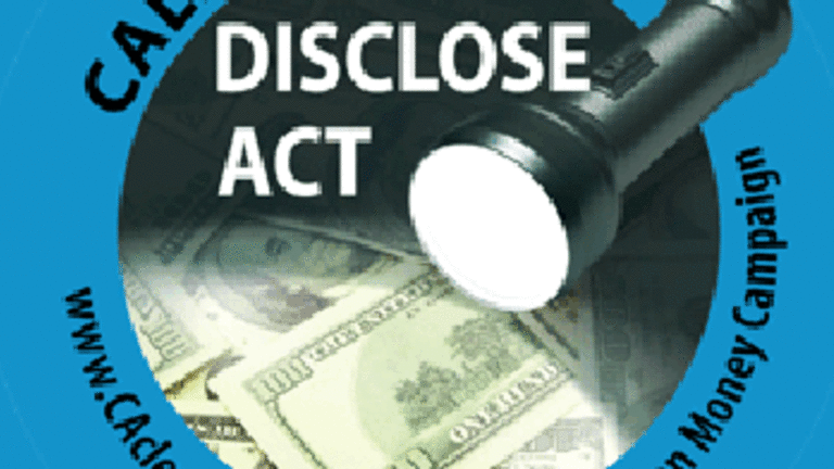 Disclose Act: Save This Bill, Get a Rush