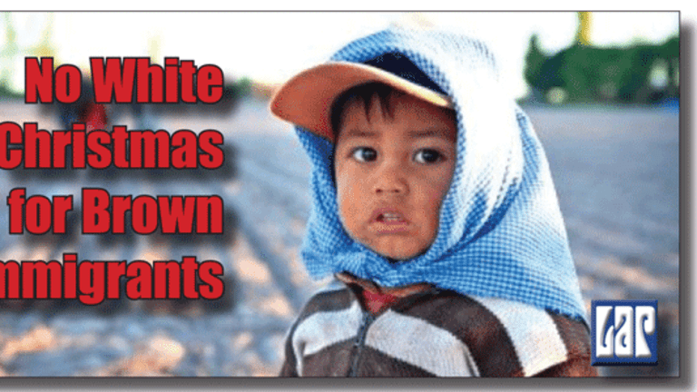 No White Christmas for Brown Immigrants